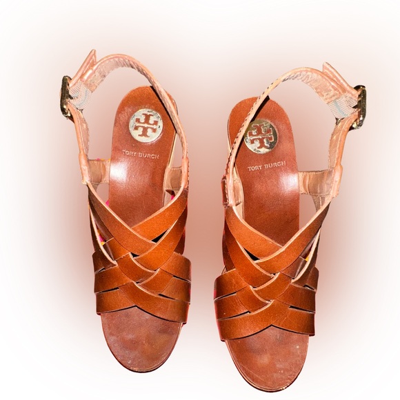 Tory Burch Ace High Wedge Sandals - Picture 2 of 8